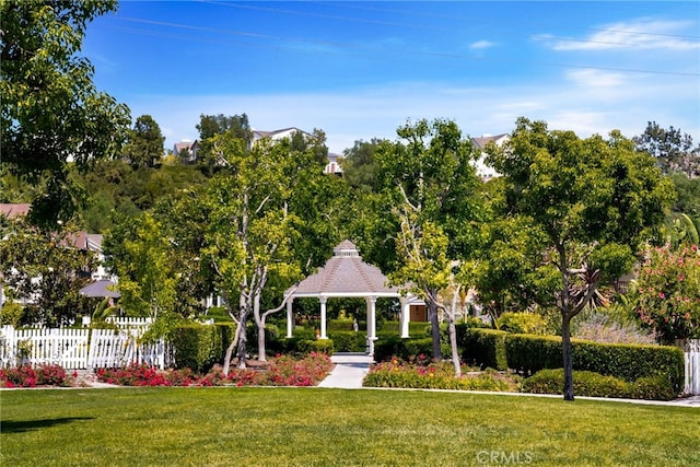 surrounding community featuring a gazebo