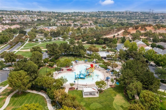 view of property location with nearby suburban area