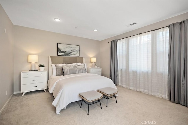 16 Abarrota St, Rancho Mission Viejo, CA 92694 - bedroom with light carpet, baseboards, and recessed lighting
