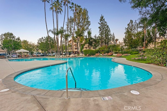 5530 Owensmoutth Ave Unit 306, Woodland Hills, CA 91367 - community pool featuring a patio