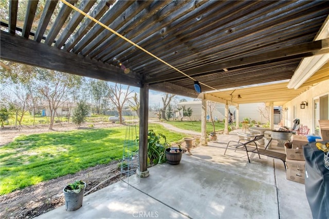 view of patio