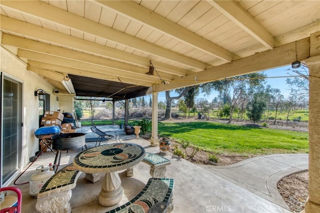 view of patio