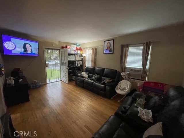 6705 Denny Ave, North Hollywood, CA 91606 - living room featuring wood finished floors