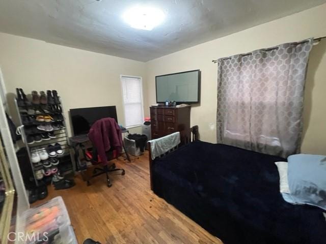 6705 Denny Ave, North Hollywood, CA 91606 - bedroom with wood finished floors