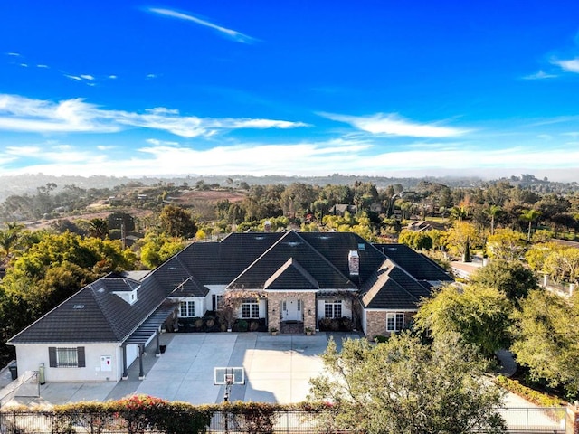 3401 Adams Run, Encinitas, CA 92024 - aerial view of property and surrounding area