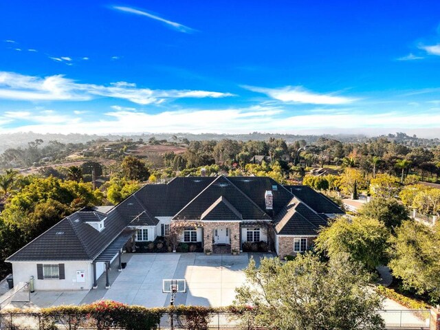 3401 Adams Run, Encinitas, CA 92024 - aerial view of property and surrounding area
