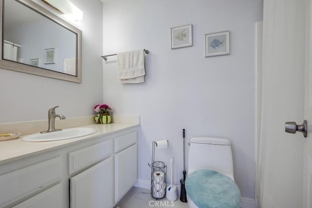 25681 Westover Cir, Lake Forest, CA 92630 - bathroom featuring vanity and toilet