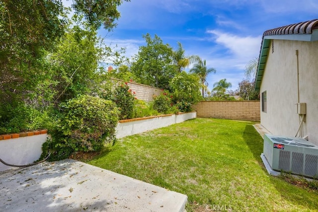 25681 Westover Cir, Lake Forest, CA 92630 - view of yard with a patio and central AC