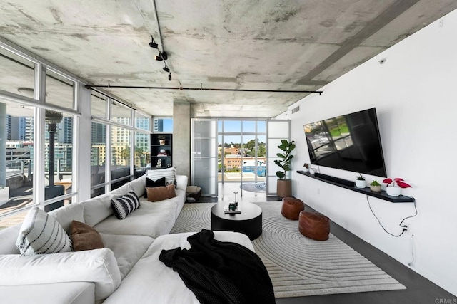 1080 Park Blvd Unit 701, San Diego, CA 92101 - living room featuring expansive windows
