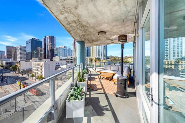 1080 Park Blvd Unit 701, San Diego, CA 92101 - balcony with a view of skyline