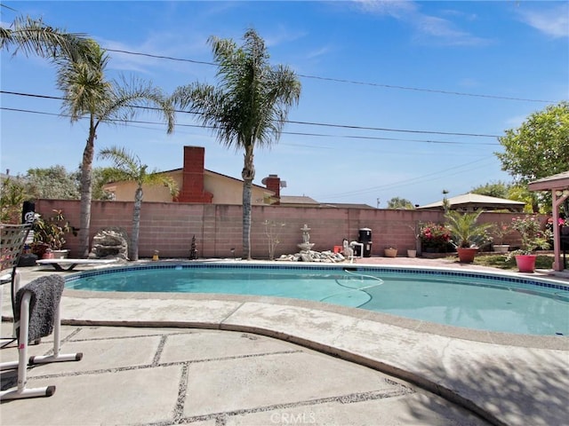 10922 Vickers Dr, Garden Grove, CA 92840 - view of swimming pool with a fenced backyard and a patio area