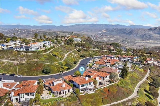 537 Avenida Buenos Aires, San Clemente, CA 92672 - aerial view of property's location featuring mountains and nearby suburban area