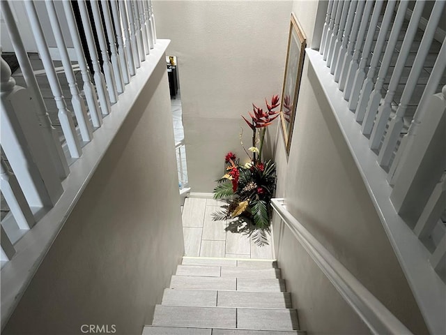 view of staircase