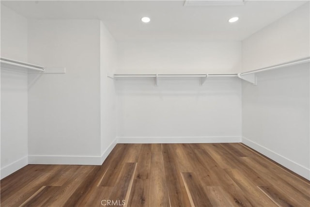 529 Manzanita Rd, Redlands, CA 92373 - walk in closet featuring wood finished floors