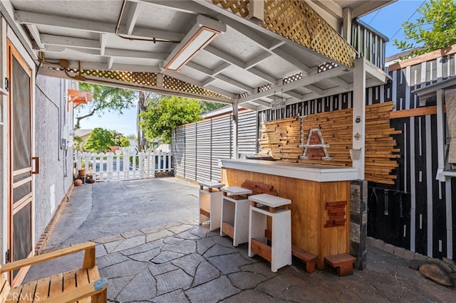10521 Asher St, El Monte, CA 91733 - view of patio / terrace featuring fence