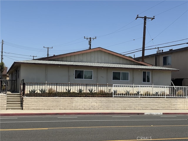 7731 Slater Ave, Huntington Beach, CA 92647 - view of front of house with fence