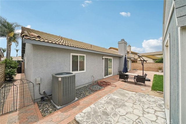 2925 Greenbriar Dr, Ontario, CA 91761 - fenced backyard featuring central air condition unit and a patio