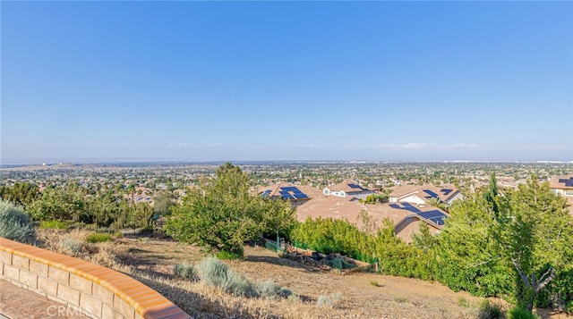 aerial view of residential area
