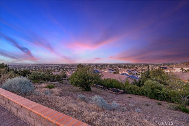 view of yard with a residential view