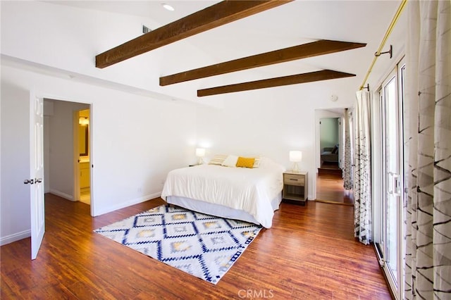 18041 Acre St, Northridge, CA 91325 - bedroom featuring wood finished floors and baseboards