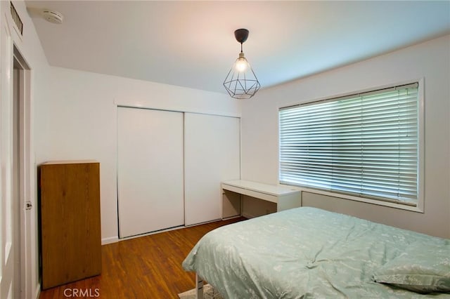 18041 Acre St, Northridge, CA 91325 - bedroom featuring a closet and wood finished floors