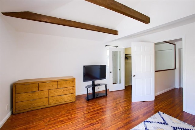 18041 Acre St, Northridge, CA 91325 - unfurnished bedroom with wood finished floors and baseboards