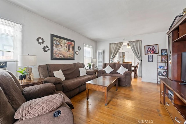 1801 N Ross St, Santa Ana, CA 92706 - living area featuring light wood-style floors