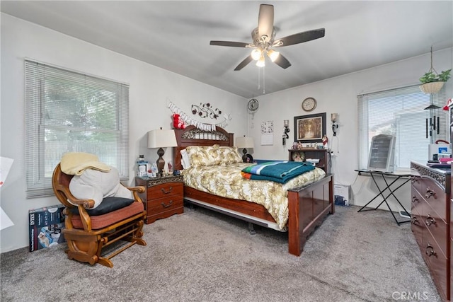 1801 N Ross St, Santa Ana, CA 92706 - bedroom with carpet and ceiling fan