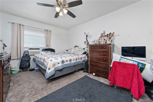 1801 N Ross St, Santa Ana, CA 92706 - carpeted bedroom with a ceiling fan and cooling unit