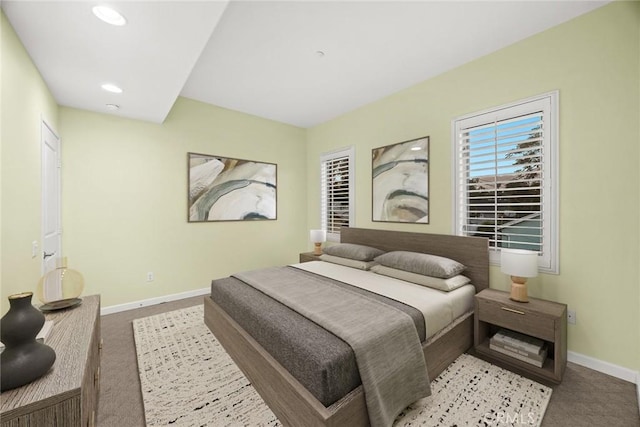 53 N Oak Ave Unit 5, Pasadena, CA 91107 - bedroom featuring light carpet and recessed lighting