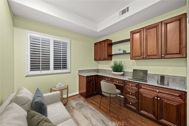 53 N Oak Ave Unit 5, Pasadena, CA 91107 - office space with built in study area and dark wood finished floors