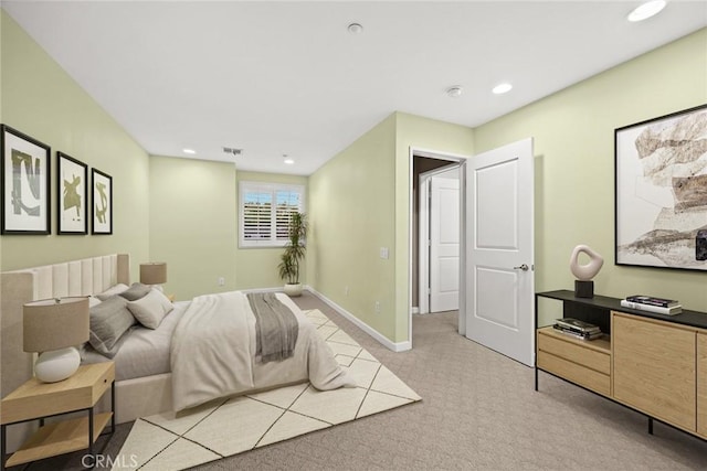 53 N Oak Ave Unit 5, Pasadena, CA 91107 - bedroom with light colored carpet and recessed lighting