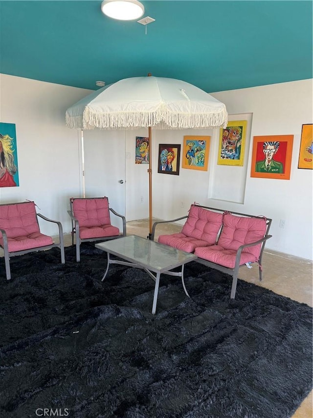 view of living area