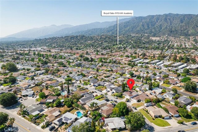 2613 Millbrae Ave, Duarte, CA 91010 - drone / aerial view of a mountain backdrop