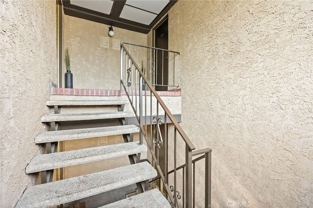 view of stairs