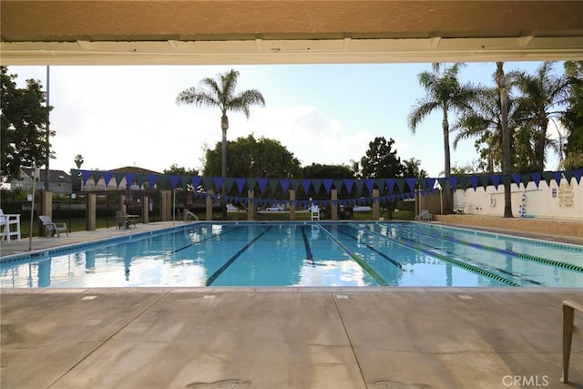 10531 Angel Ave, Fountain Valley, CA 92708 - community pool with a patio area