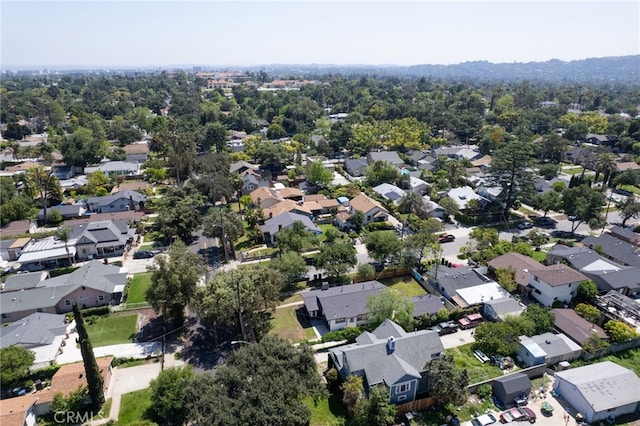 1925 N Marengo Ave, Pasadena, CA 91103 - aerial view of property's location with nearby suburban area