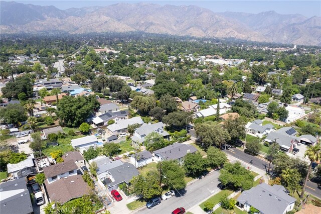 1925 N Marengo Ave, Pasadena, CA 91103 - aerial perspective of suburban area featuring a mountainous background