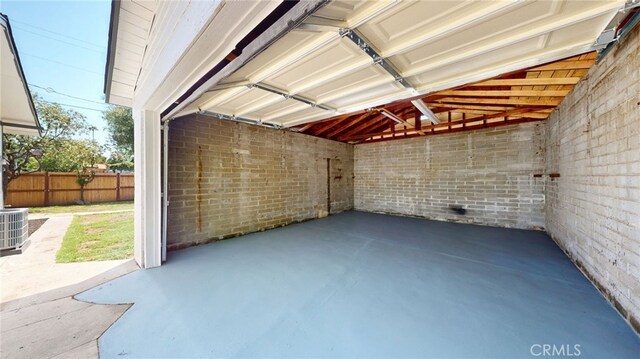 1925 N Marengo Ave, Pasadena, CA 91103 - garage with fence and central air condition unit