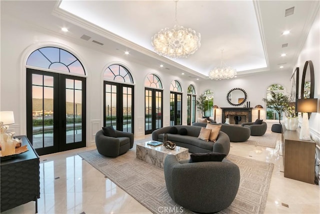 28 Shoreridge, Newport Coast, CA 92657 - community lobby featuring ornamental molding and recessed lighting
