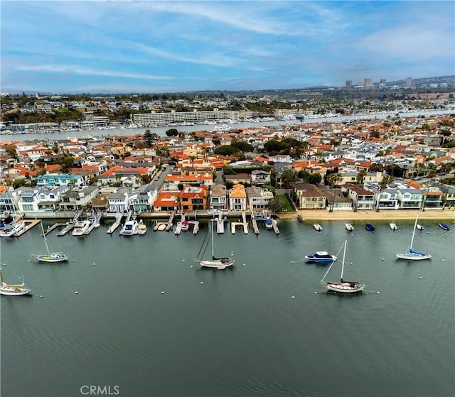 339 Via Lido Soud, Newport Beach, CA 92663 - aerial overview of property's location featuring a large body of water