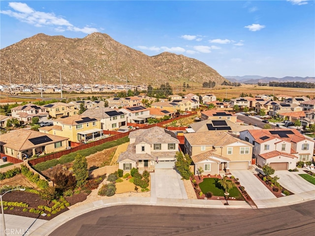 27490 Grand Teton Ct, Menifee, CA 92585 - aerial view of residential area featuring a mountainous background