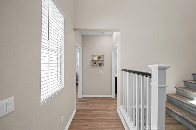 27490 Grand Teton Ct, Menifee, CA 92585 - hall featuring wood finished floors and baseboards