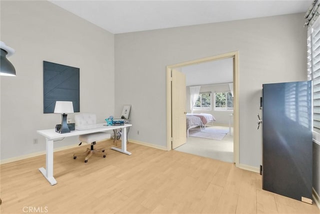 7402 Yellowtail Dr Unit 204, Huntington Beach, CA 92648 - office with wood finished floors and baseboards