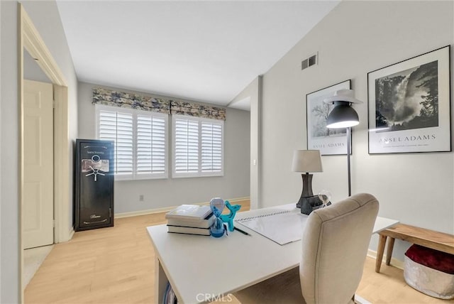 7402 Yellowtail Dr Unit 204, Huntington Beach, CA 92648 - home office with wood finished floors