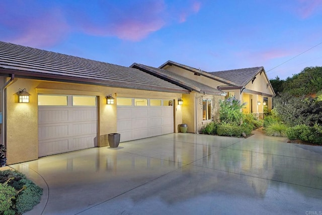 2021 Willow Glen Rd, Fallbrook, CA 92028 - ranch-style home featuring concrete driveway, a garage, and stucco siding