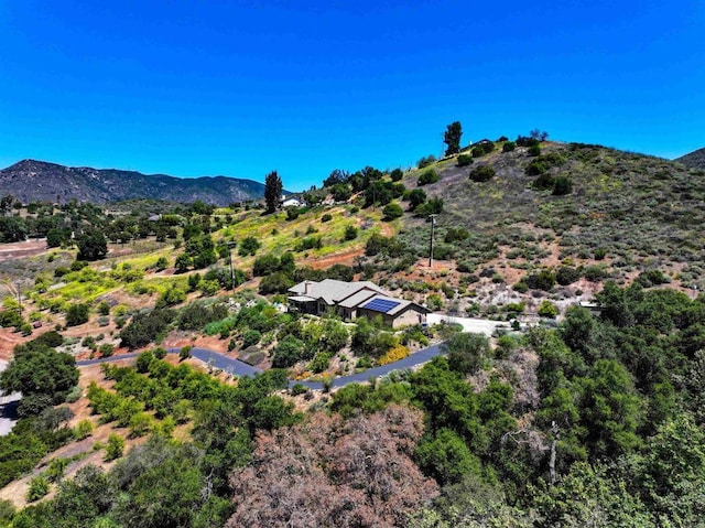 2021 Willow Glen Rd, Fallbrook, CA 92028 - aerial view of property and surrounding area featuring a mountain backdrop