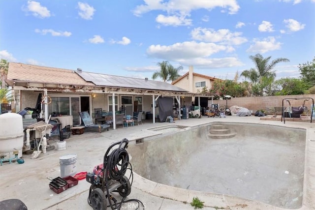 2522 S Calaveras Pl, Ontario, CA 91761 - view of pool featuring a patio area and a fenced backyard