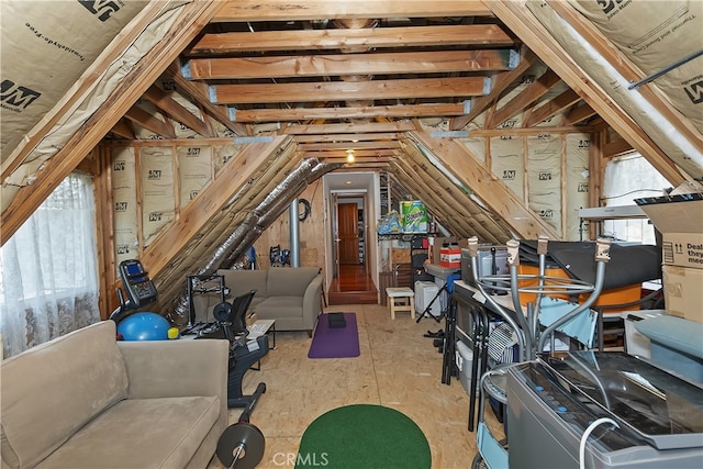 27513 St Bernard Ln, Lake Arrowhead, CA 92352 - view of attic