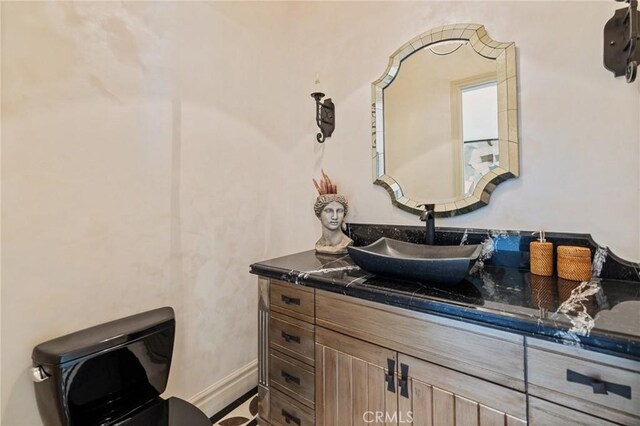 18 Dovetail Ln, Bradbury, CA 91008 - bathroom with vanity and baseboards